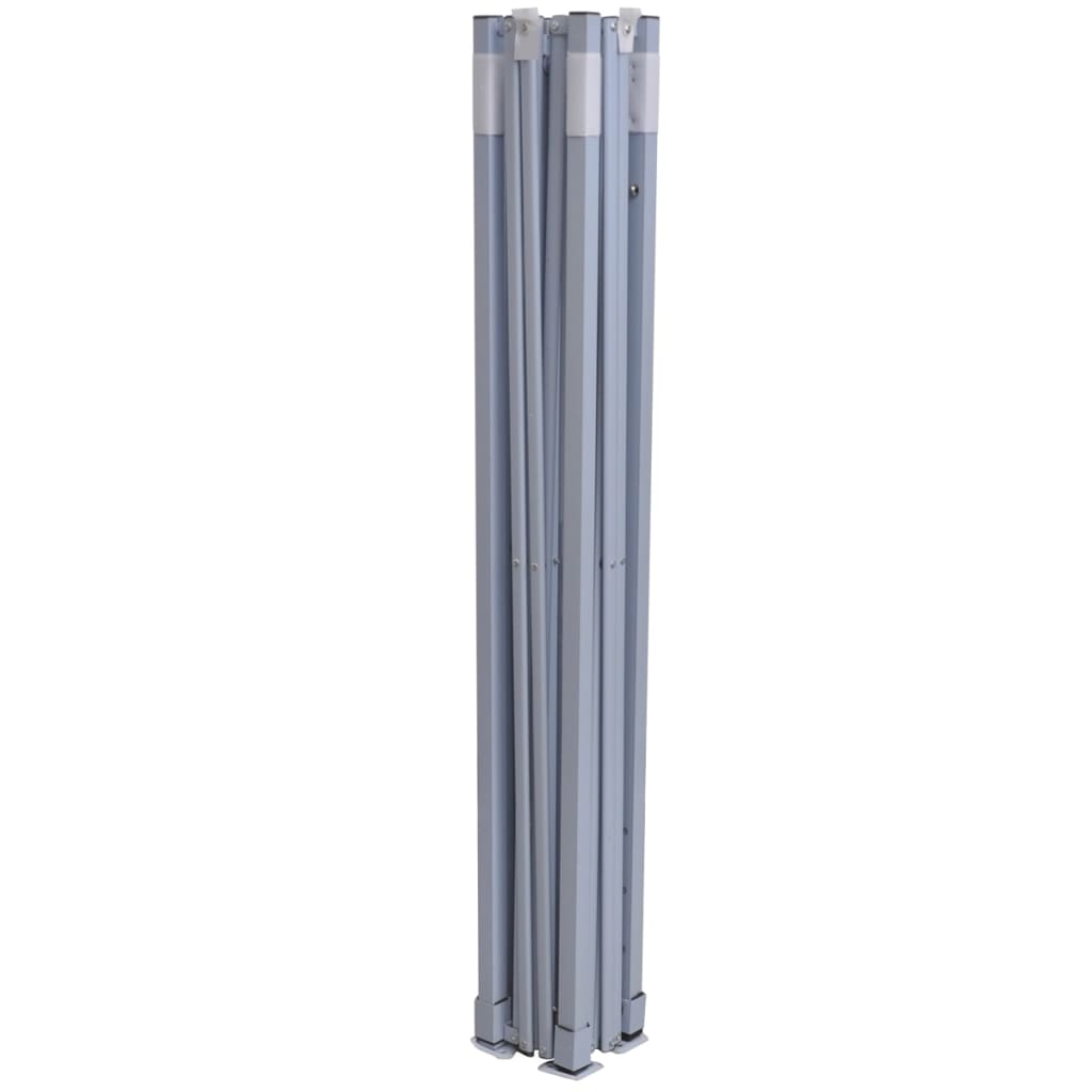Professional party tent foldable 3 x 3 m steel white