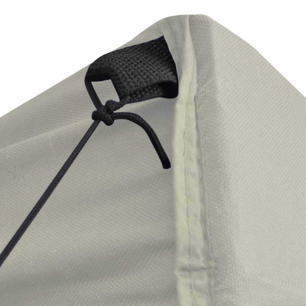 Professional foldable party tent with 4 side walls 2×2m steel cream