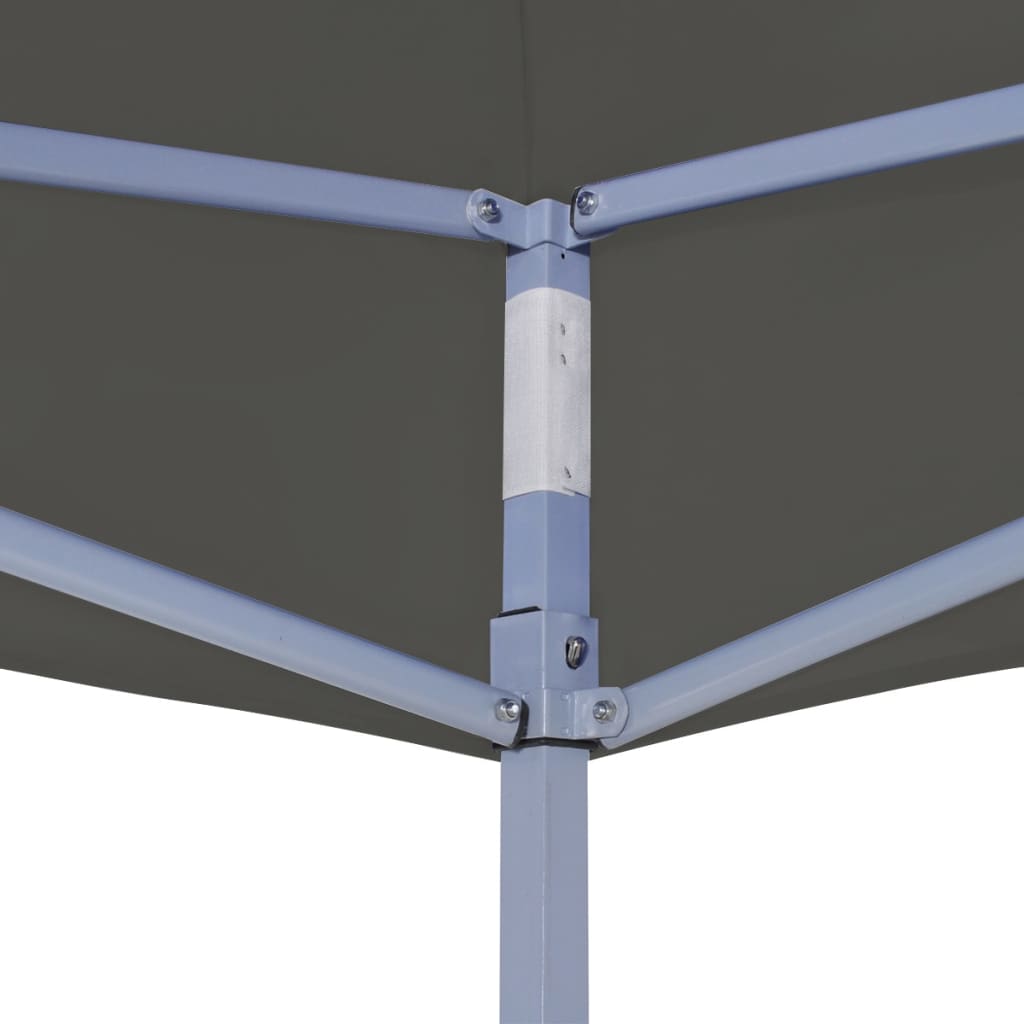 Professional foldable party tent 2×2 m steel anthracite