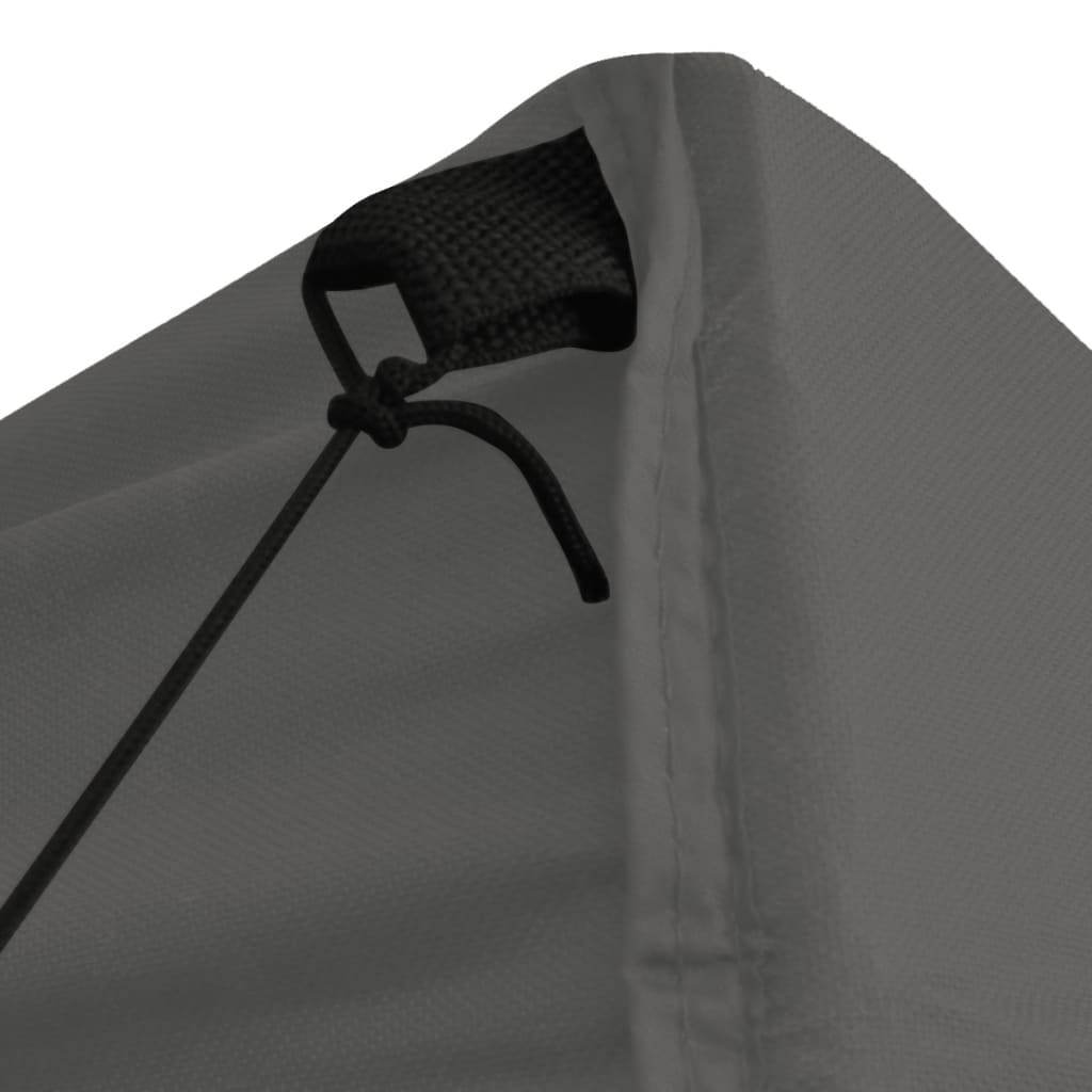 Professional foldable party tent with 4 side walls 2×2m steel anthracite