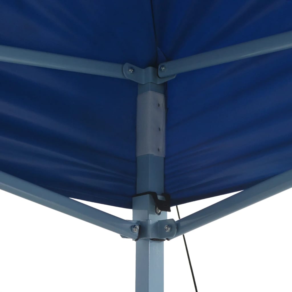 Professional party tent foldable 3x4 m steel blue