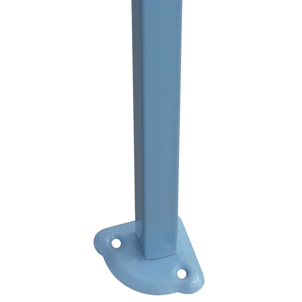 Profi-Partyzelt Faltbar mit 4 Seitenwänden 280x410x315 cm Stahl Weiß