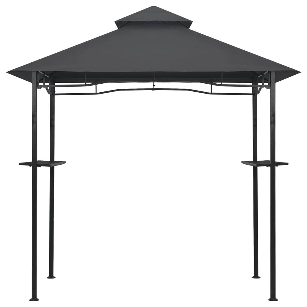BBQ pavilion 240x150x255 cm anthracite steel