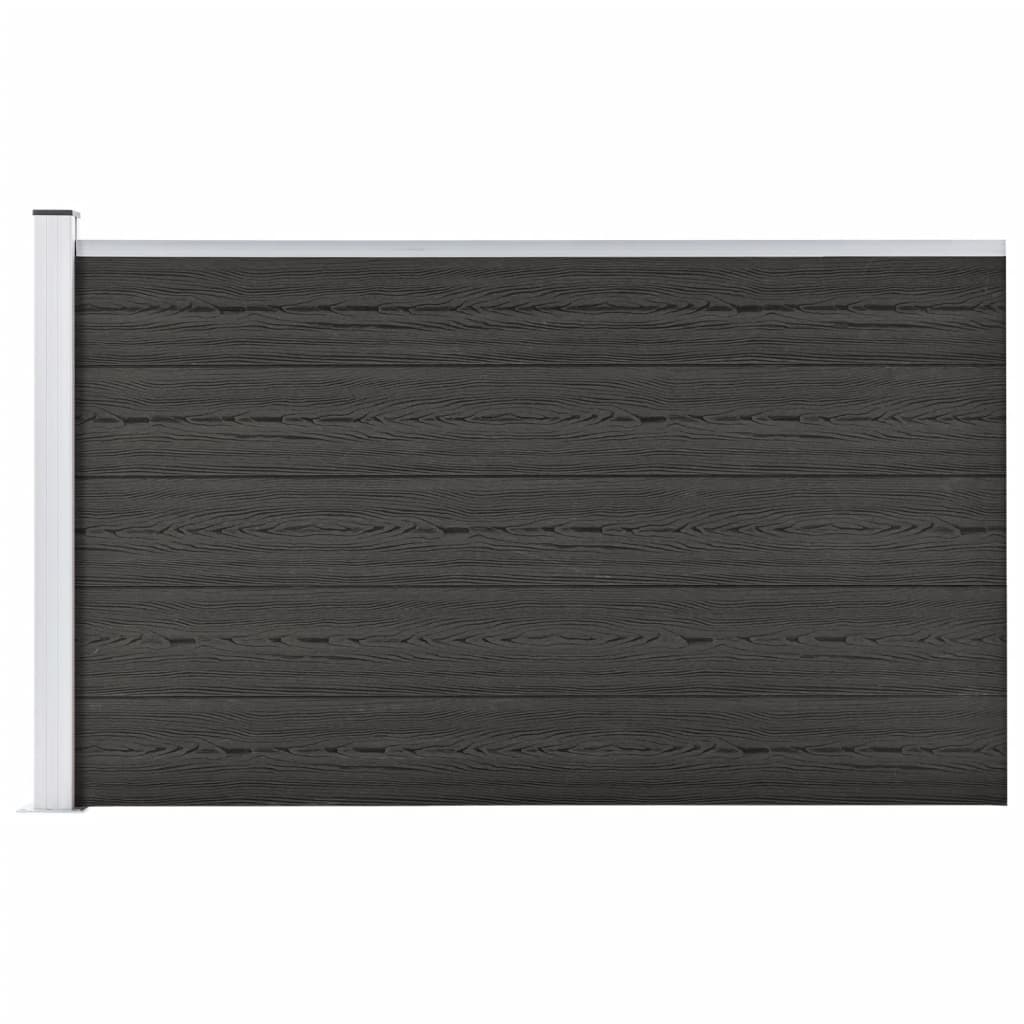 Garden fence WPC 175x105 cm gray