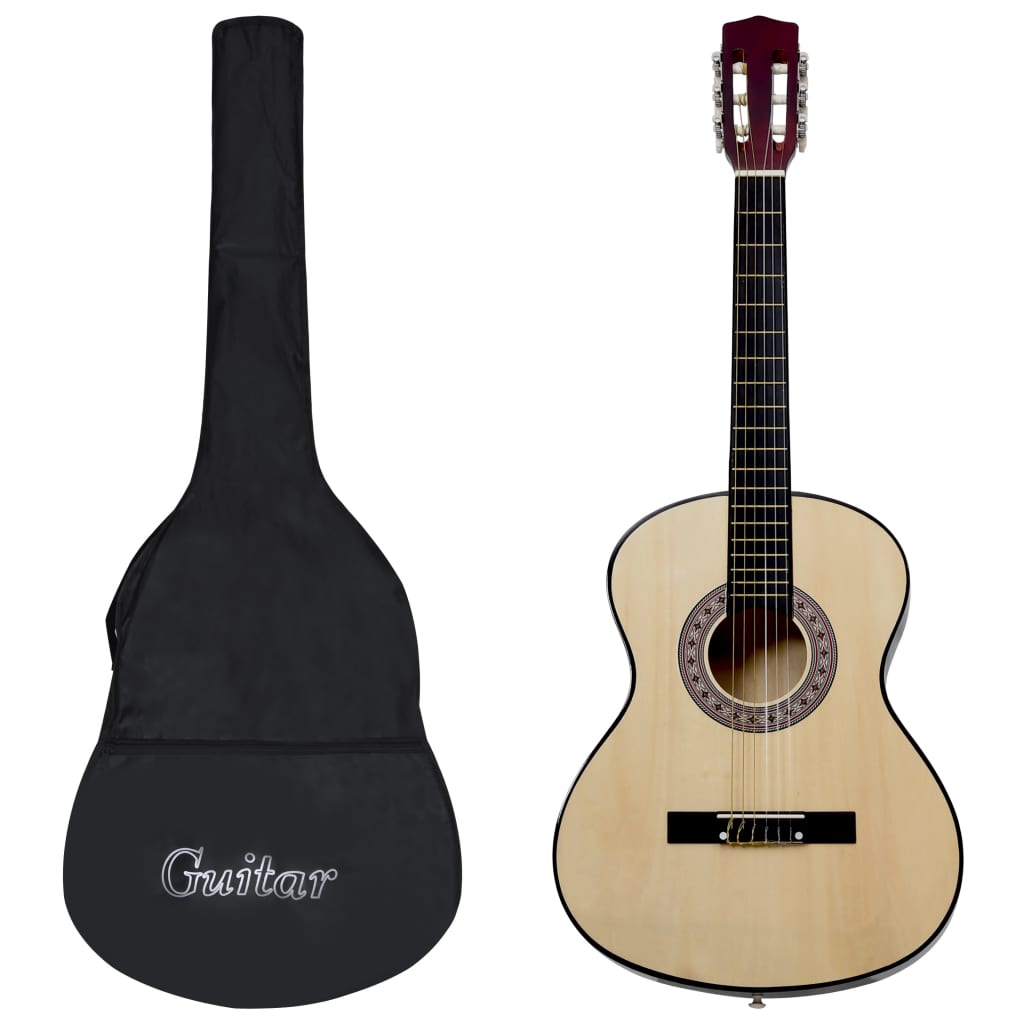 12 pieces Classical Guitar Set for Beginners 4/4 39"