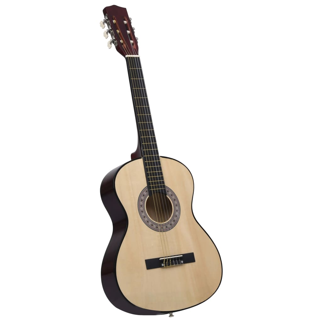 12 pieces Classical Guitar Set for Beginners 4/4 39"