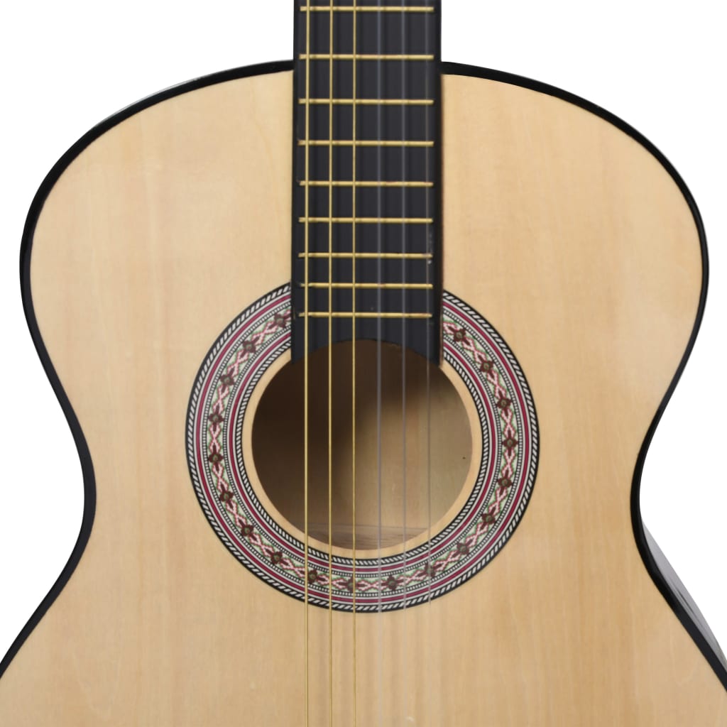 12 pieces Classical Guitar Set for Beginners 4/4 39"