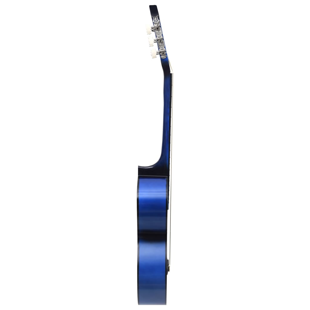 Classical guitar for beginners Blue 4/4 39" basswood