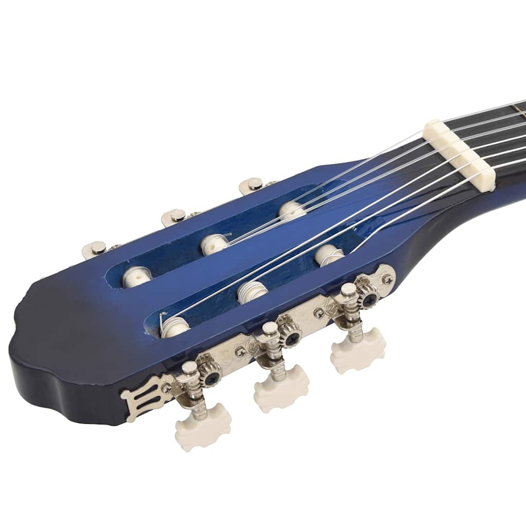 Classical guitar for beginners Blue 4/4 39" basswood