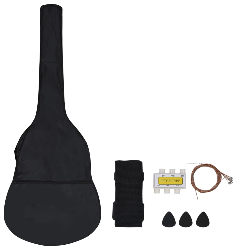 8 pcs. Classical guitar set for children and beginners 3/4 36"