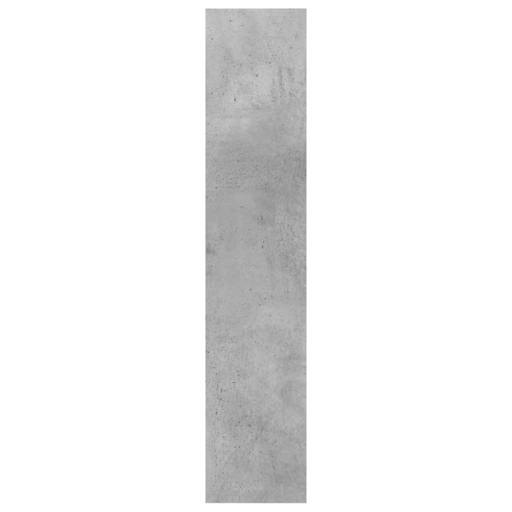 Etagère murale gris béton 90x16x78 cm en bois