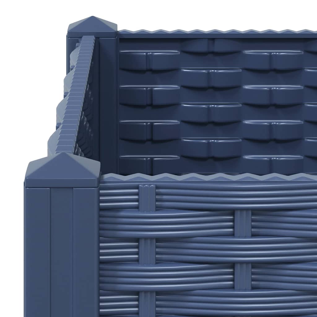 Raised bed 40x40x23 cm polypropylene