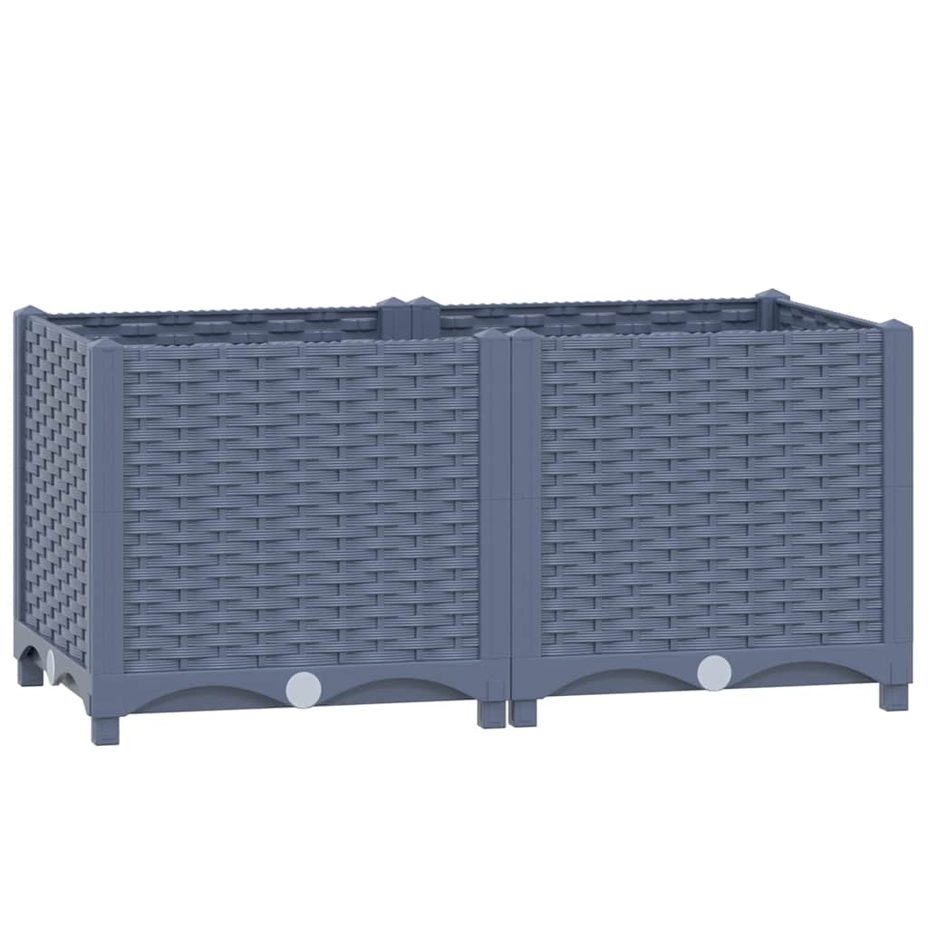 Raised bed 80x40x38 cm polypropylene