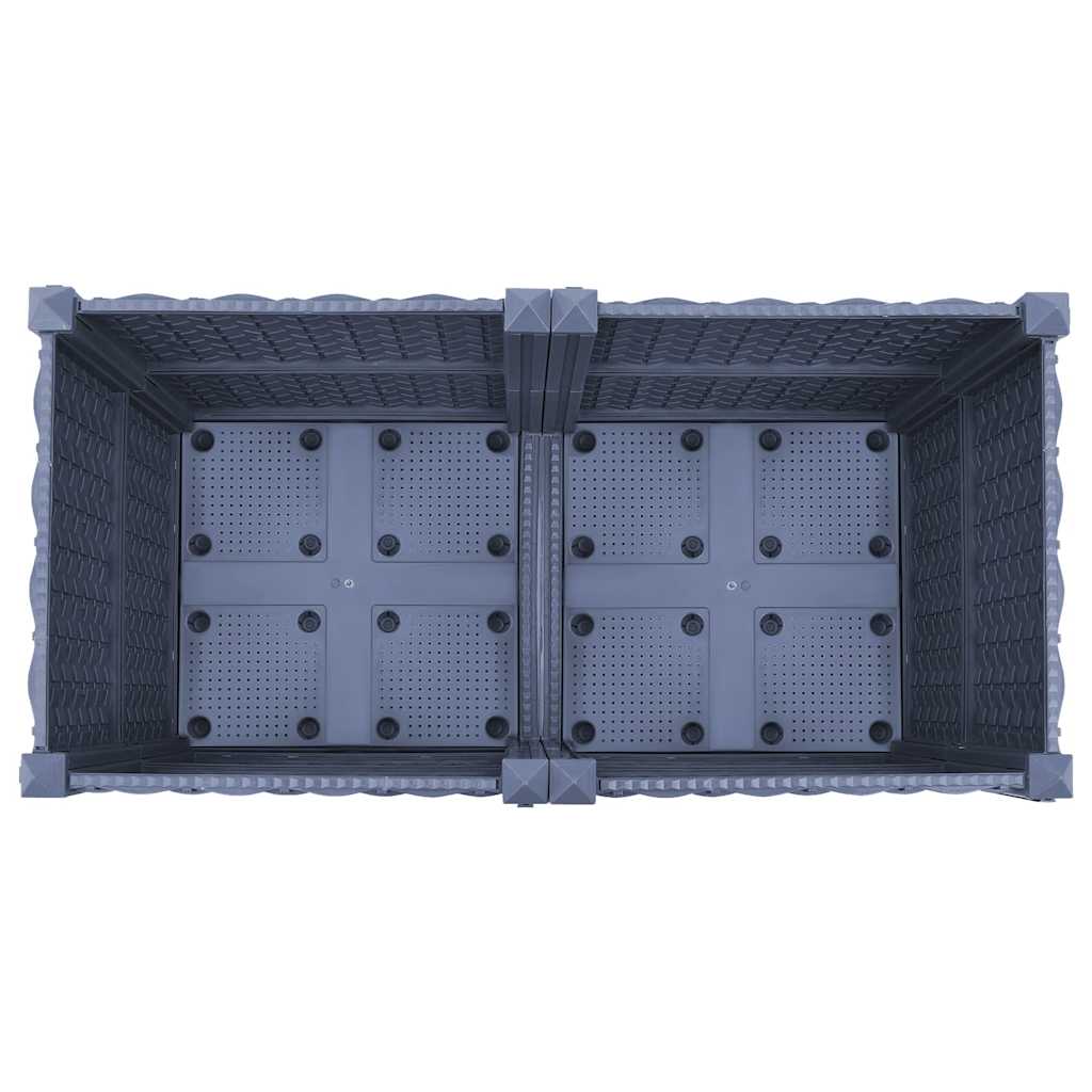Raised bed 80x40x38 cm polypropylene