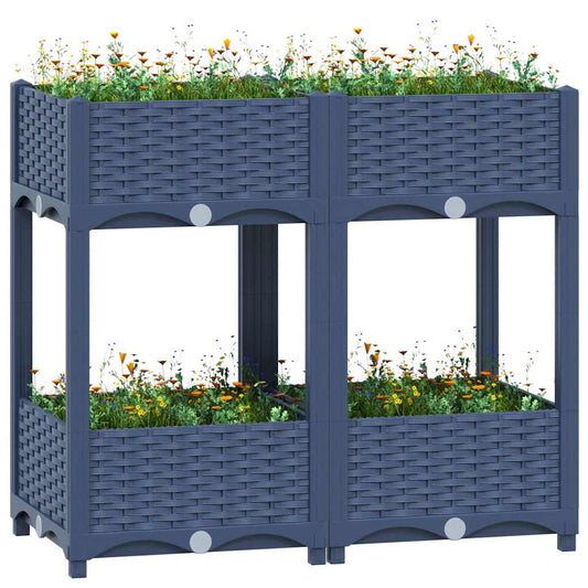 Raised bed 80x40x71 cm polypropylene