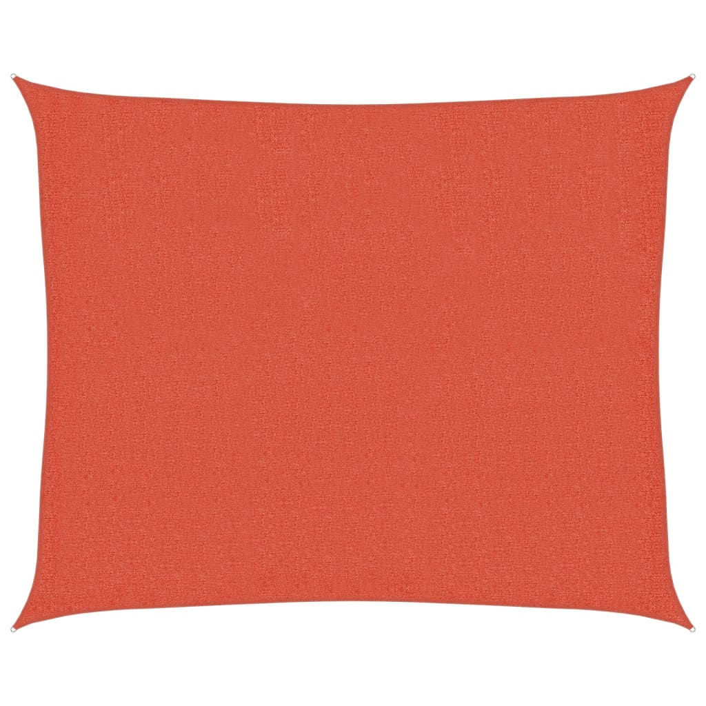 Sonnensegel 160 g/m² Terrakottarot 2,5x3 m HDPE