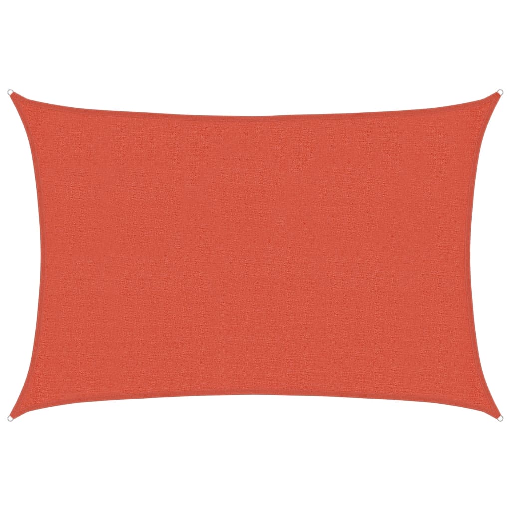 Sonnensegel 160 g/m² Terracotta-Rot 2,5x3,5 m HDPE