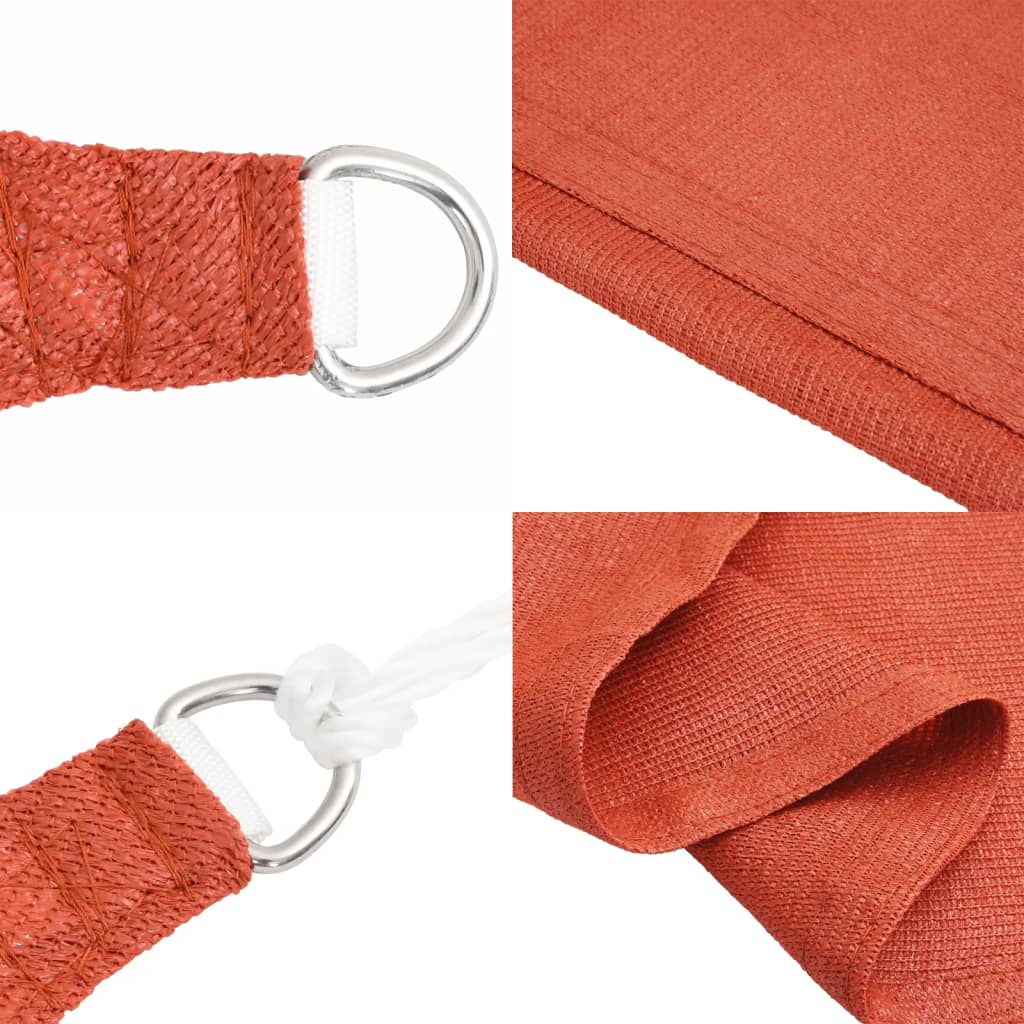Sonnensegel 160 g/m² Terracotta-Rot 2,5x3,5 m HDPE