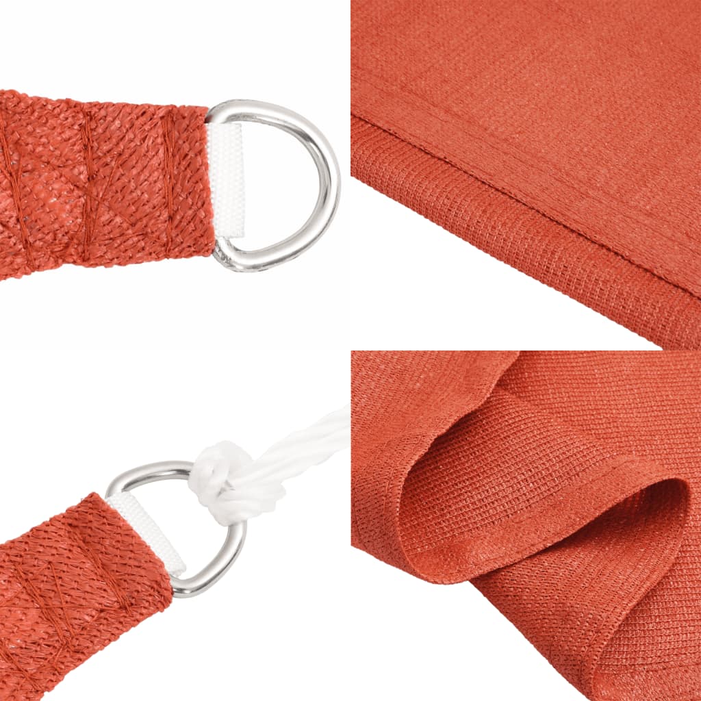 Sonnensegel 160 g/m² Terracotta-Rot 2,5x4 m HDPE