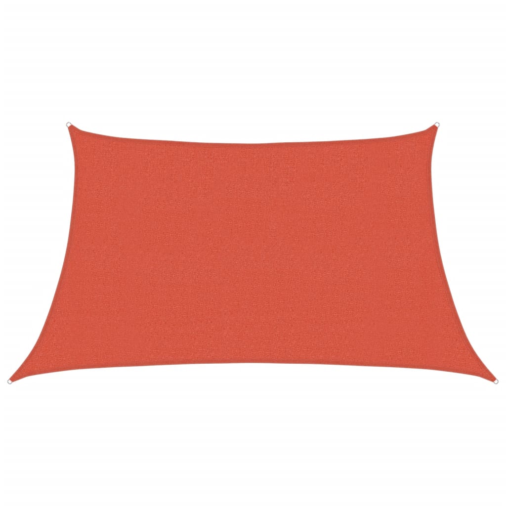 Sonnensegel 160 g/m² Terrakottarot 3/4x2 m HDPE