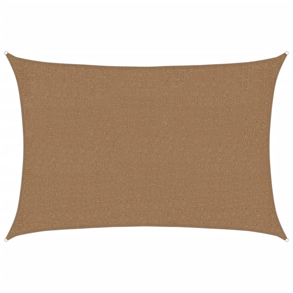 Sonnensegel 160 g/m² Taupe 2x3 m HDPE