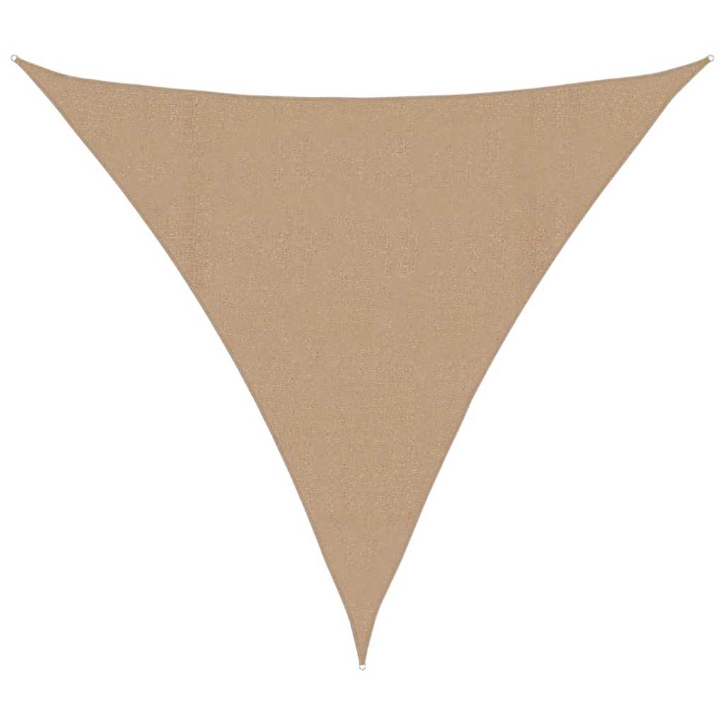 Sonnensegel 160 g/m² Taupe 4x4x4 m HDPE