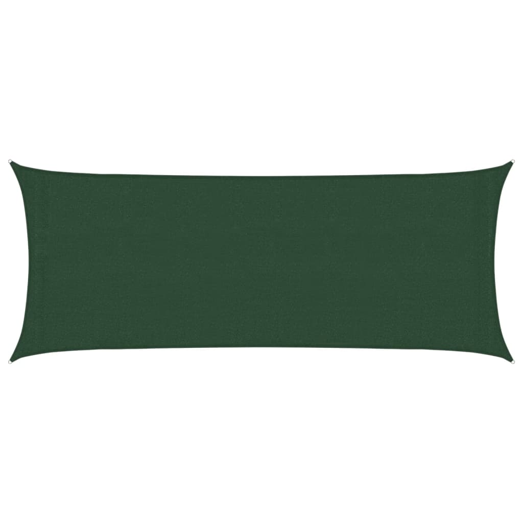 Sonnensegel 160 g/m² Dunkelgrün 2x5 m HDPE