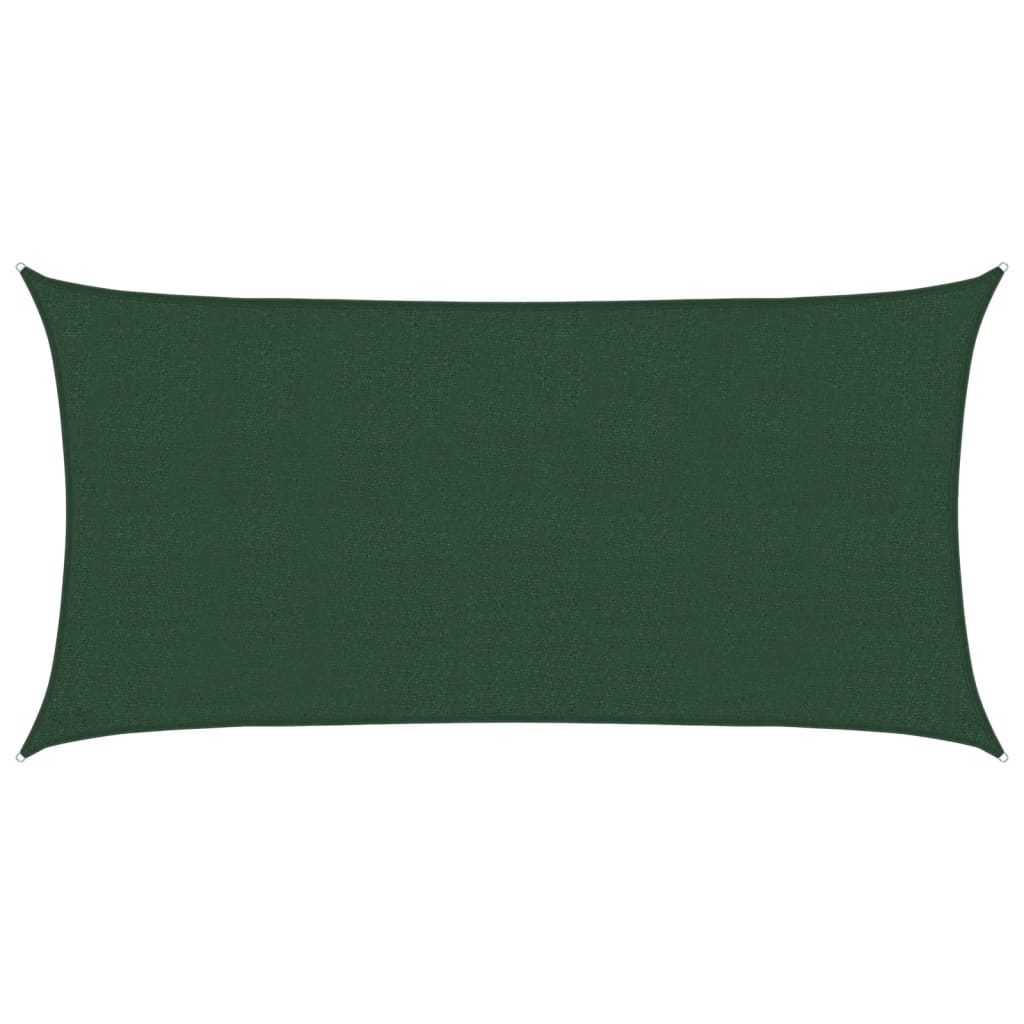 Sonnensegel 160 g/m² Dunkelgrün 2,5x5 m HDPE