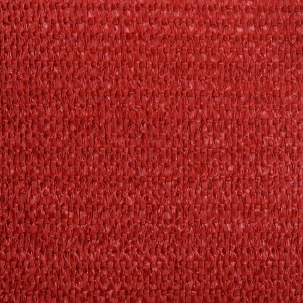 Sonnensegel 160 g/m² Rot 4x5 m HDPE