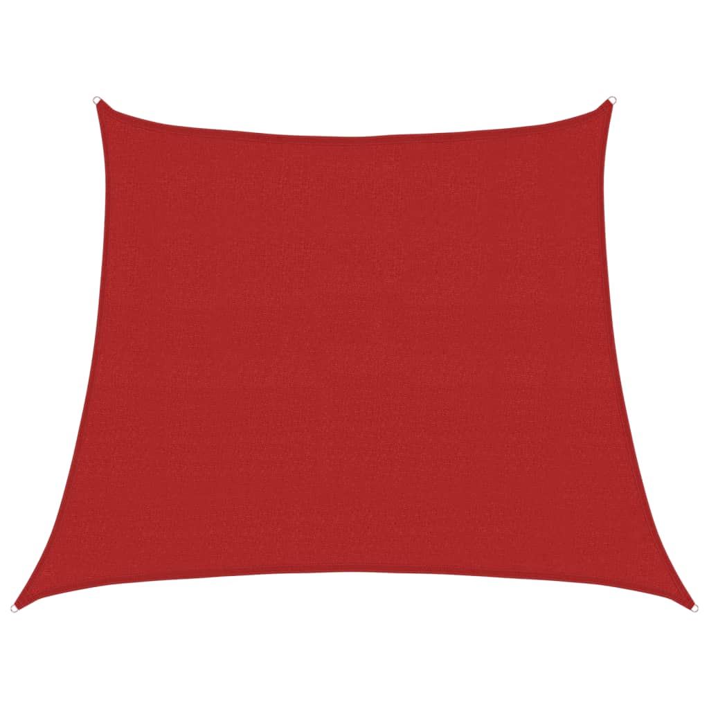 Sonnensegel 160 g/m² Rot 3/4x3 m HDPE