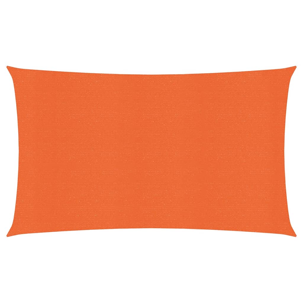 Sonnensegel 160 g/m² Rechteckig Orange 4x7 m HDPE