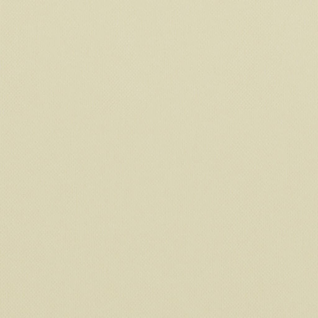 Balkon-Sichtschutz Creme 120x600 cm Oxford-Gewebe
