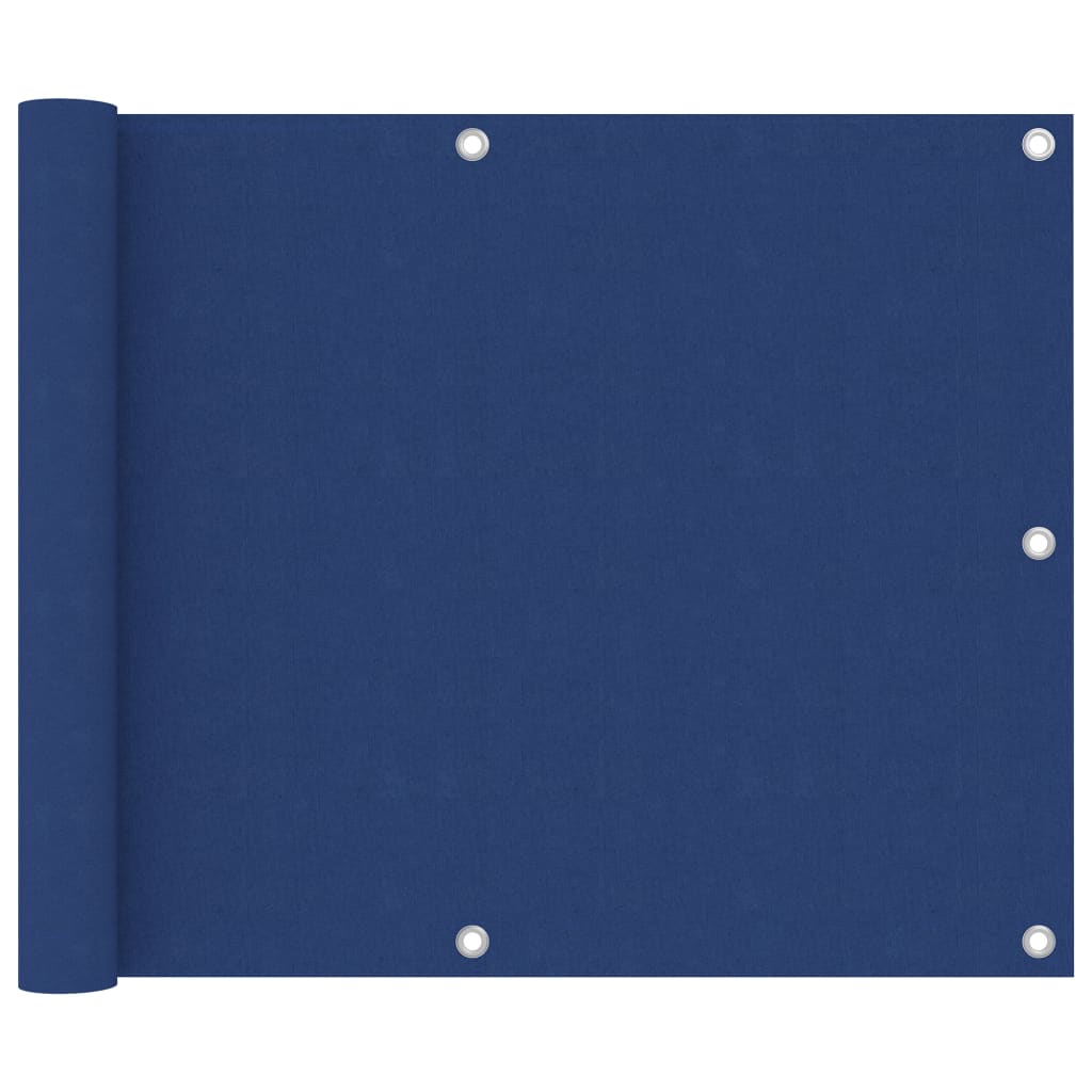 Balkon-Sichtschutz Blau 75x300 cm Oxford-Gewebe