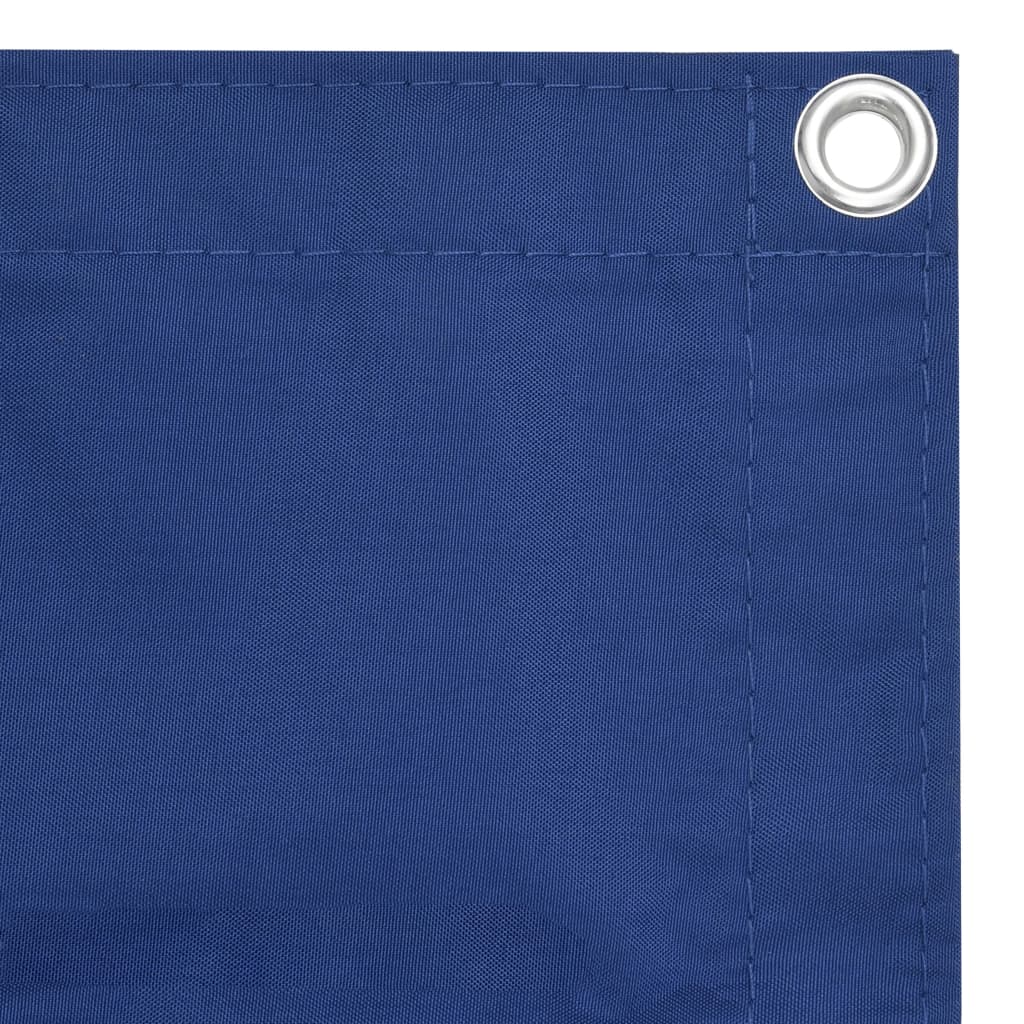 Balcony privacy screen blue 120x600 cm Oxford fabric