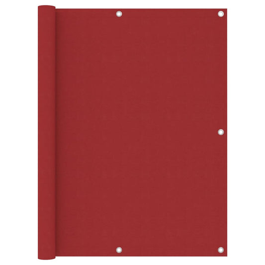 Balcony privacy screen red 120x300 cm Oxford fabric