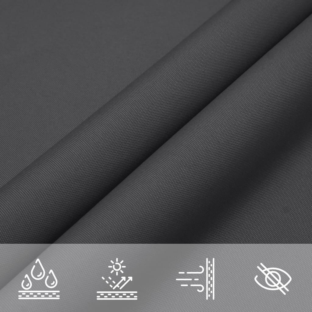 Sun sail Oxford fabric rectangular 2.5x3.5 m anthracite