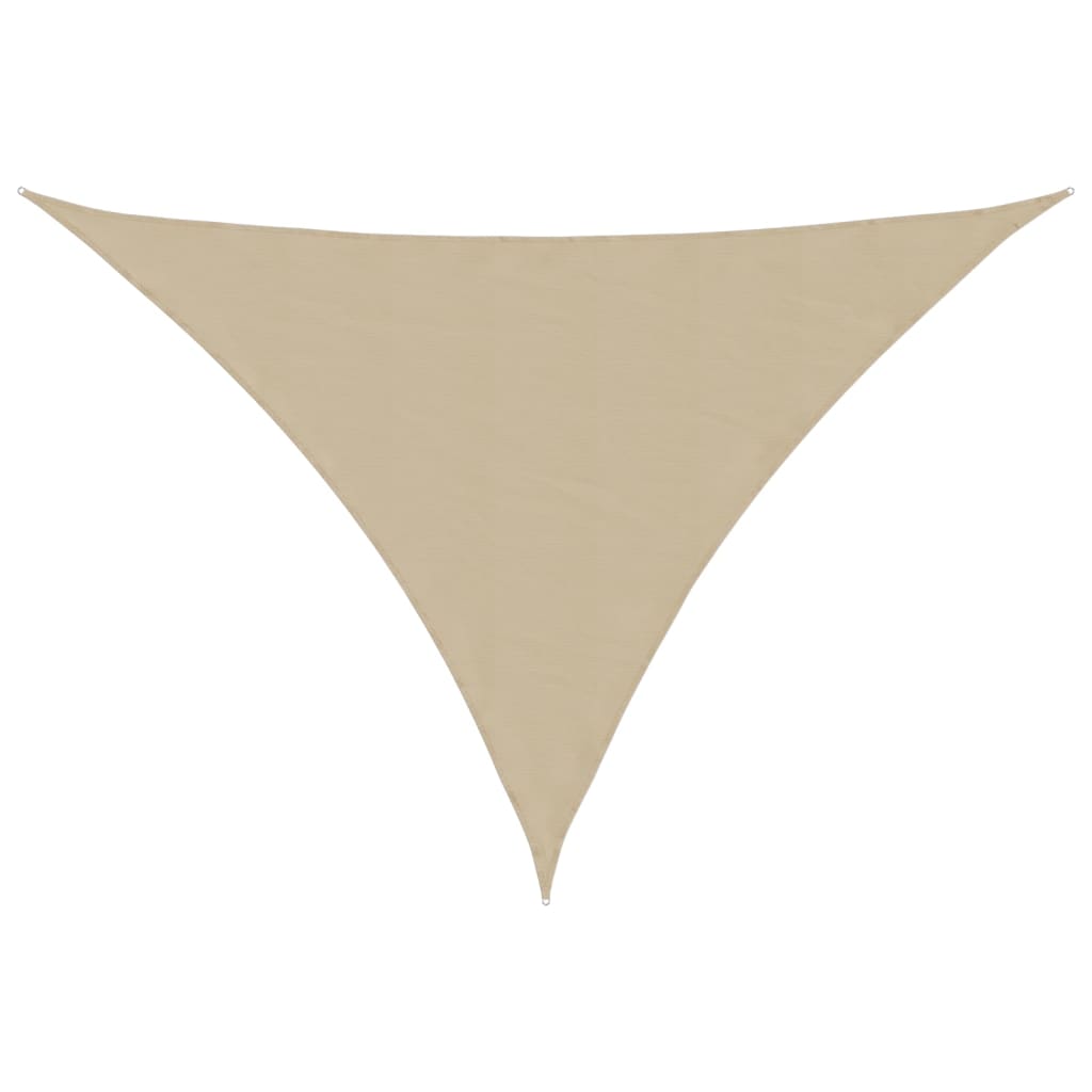 Sun shade sail Oxford fabric triangular 3x4x5 m beige
