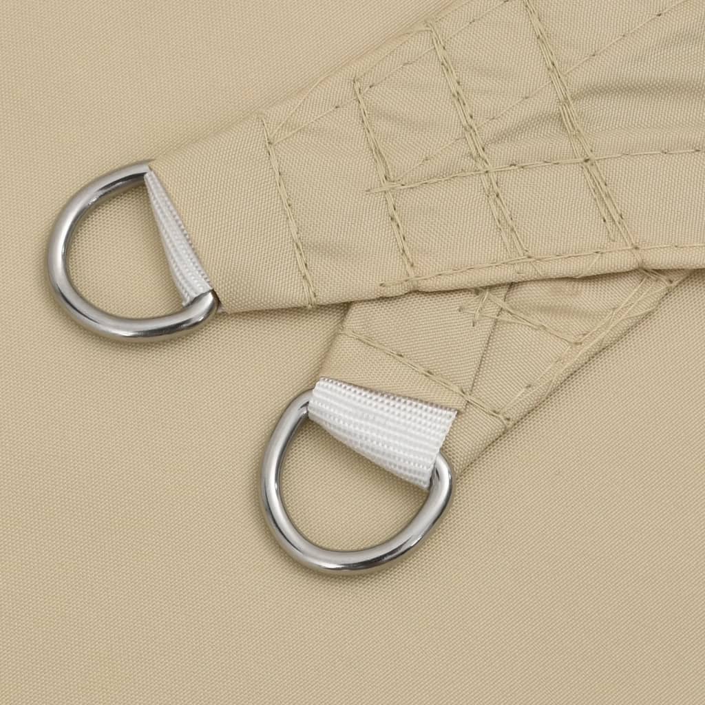 Sun shade sail Oxford fabric triangular 3x4x5 m beige