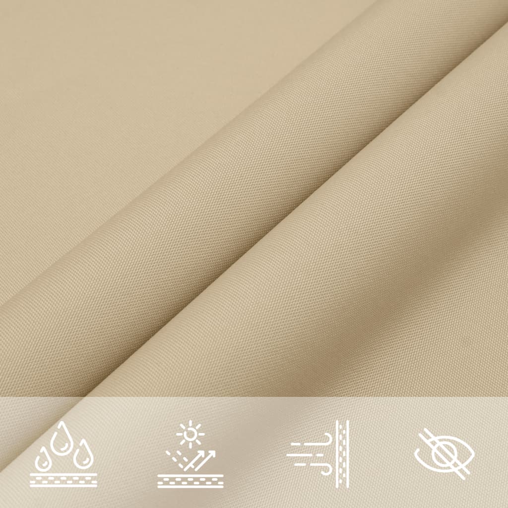 Sonnensegel Oxford-Gewebe Dreieckig 4x4x5,8 m Beige