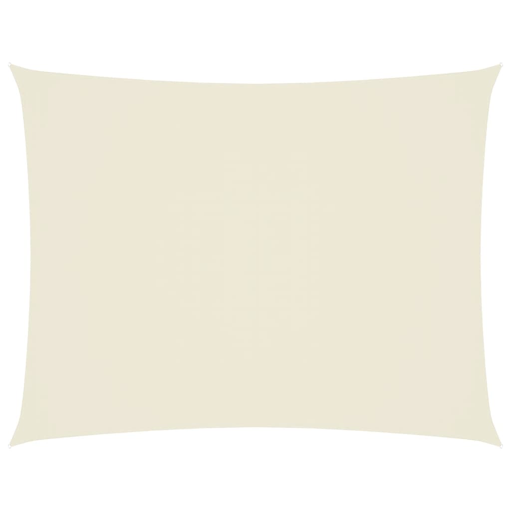 Sonnensegel Oxford-Gewebe Rechteckig 2x3,5 m Creme