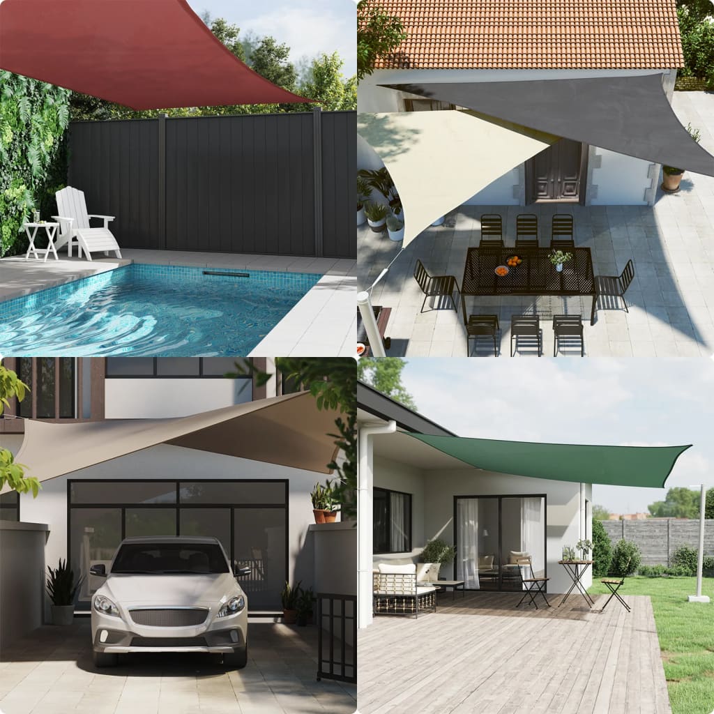 Sun shade Oxford fabric rectangular 2.5x3 m cream