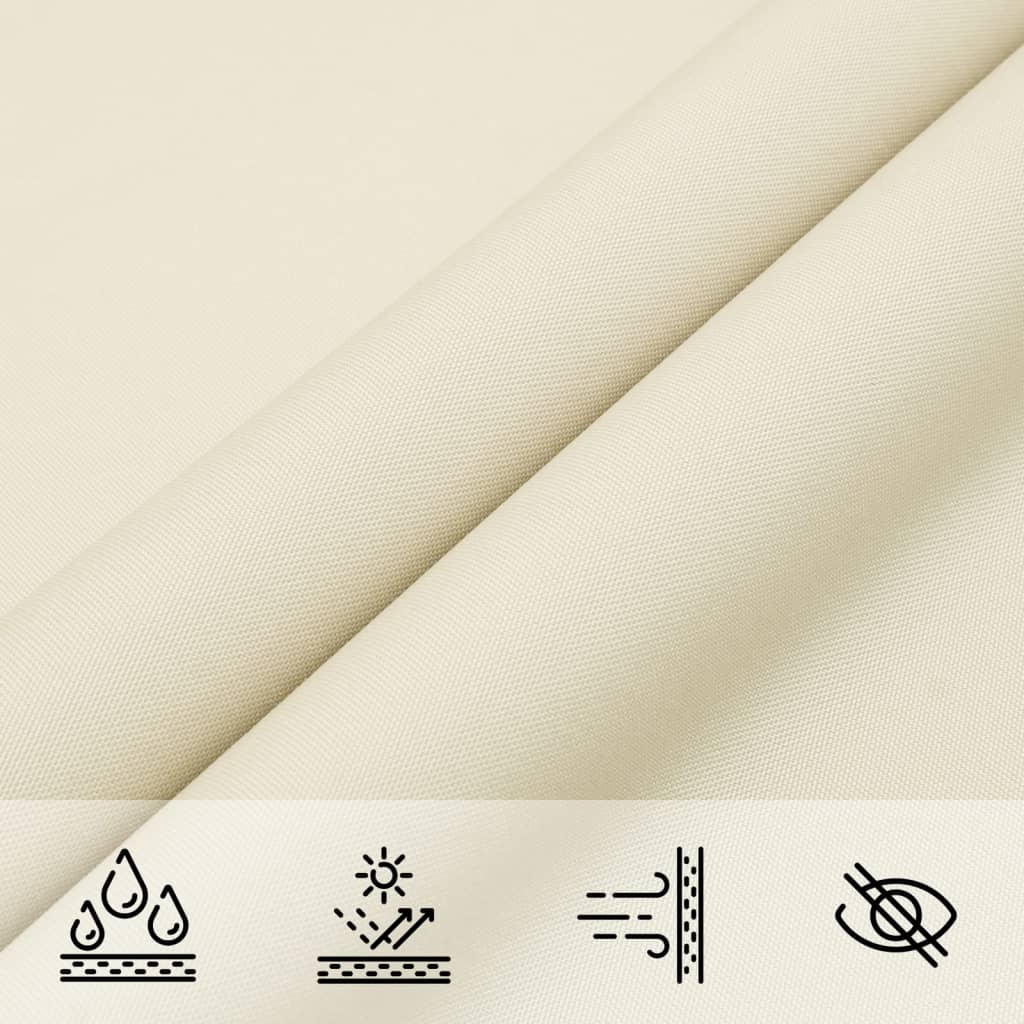 Sun shade Oxford fabric rectangular 2.5x3 m cream