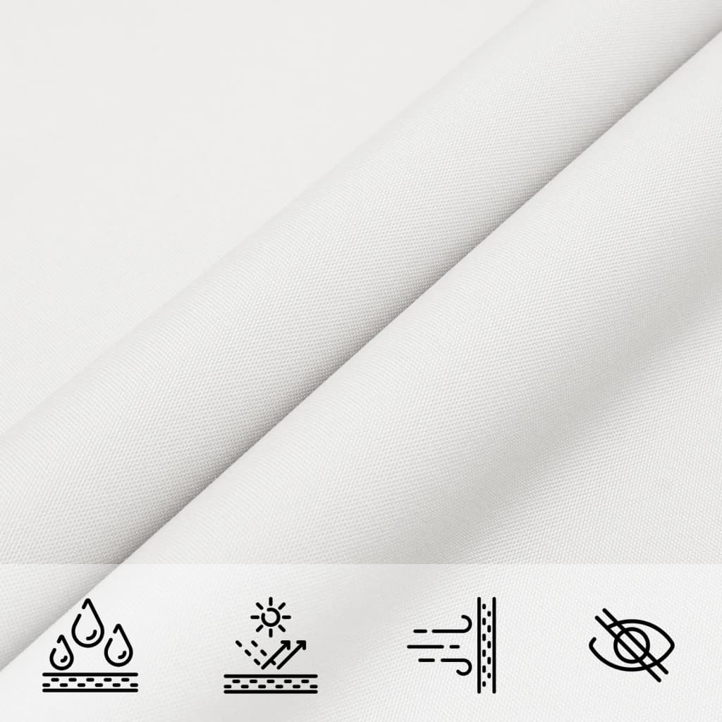Sun Shade Sail Oxford Fabric Square 3.6x3.6 m White