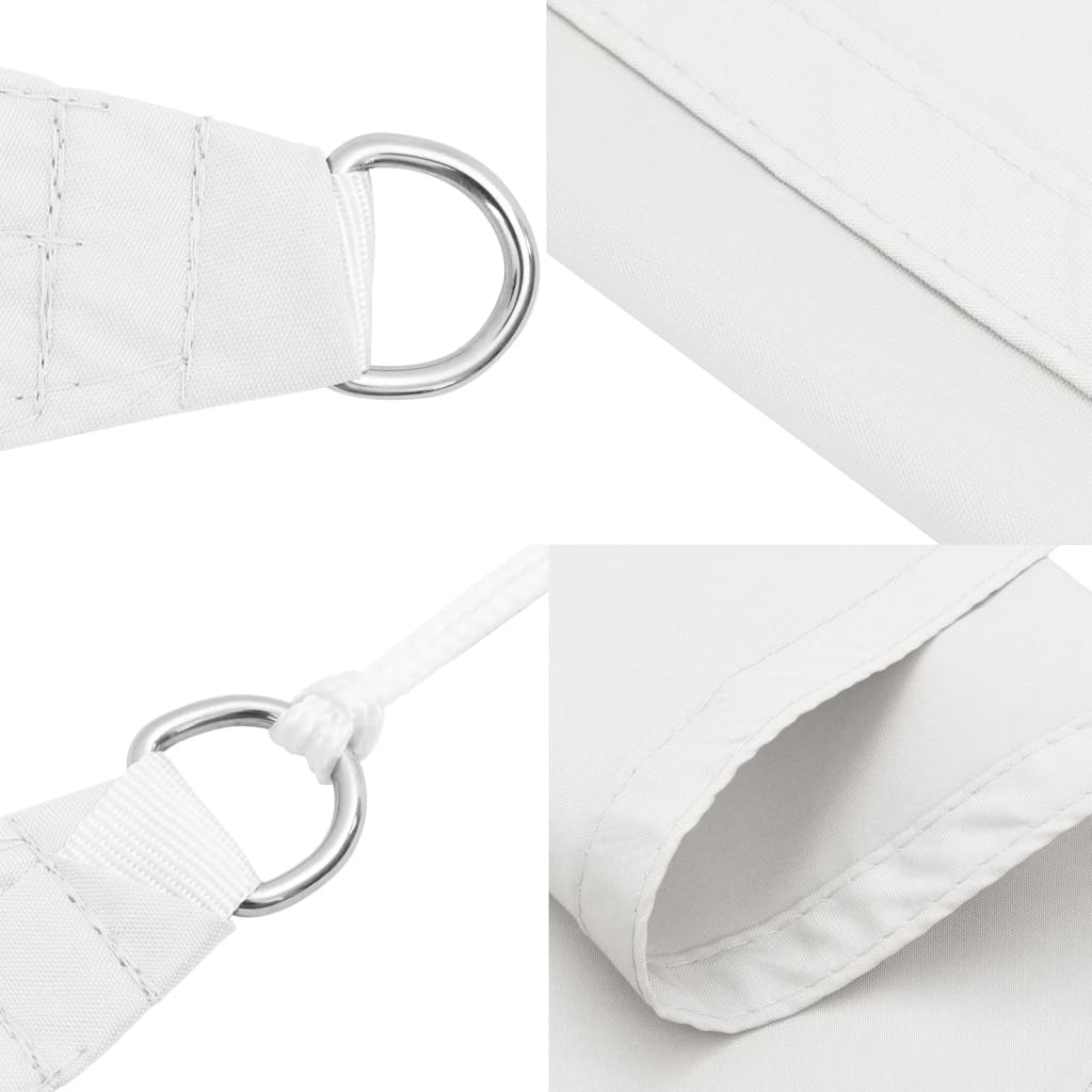Sun shade Oxford fabric square 7x7 m white