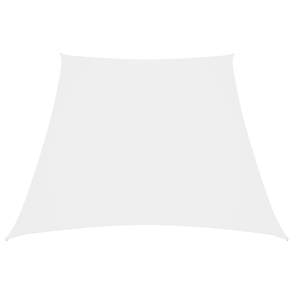 Sonnensegel Oxford-Gewebe Trapezförmig 2/4x3 m Weiß