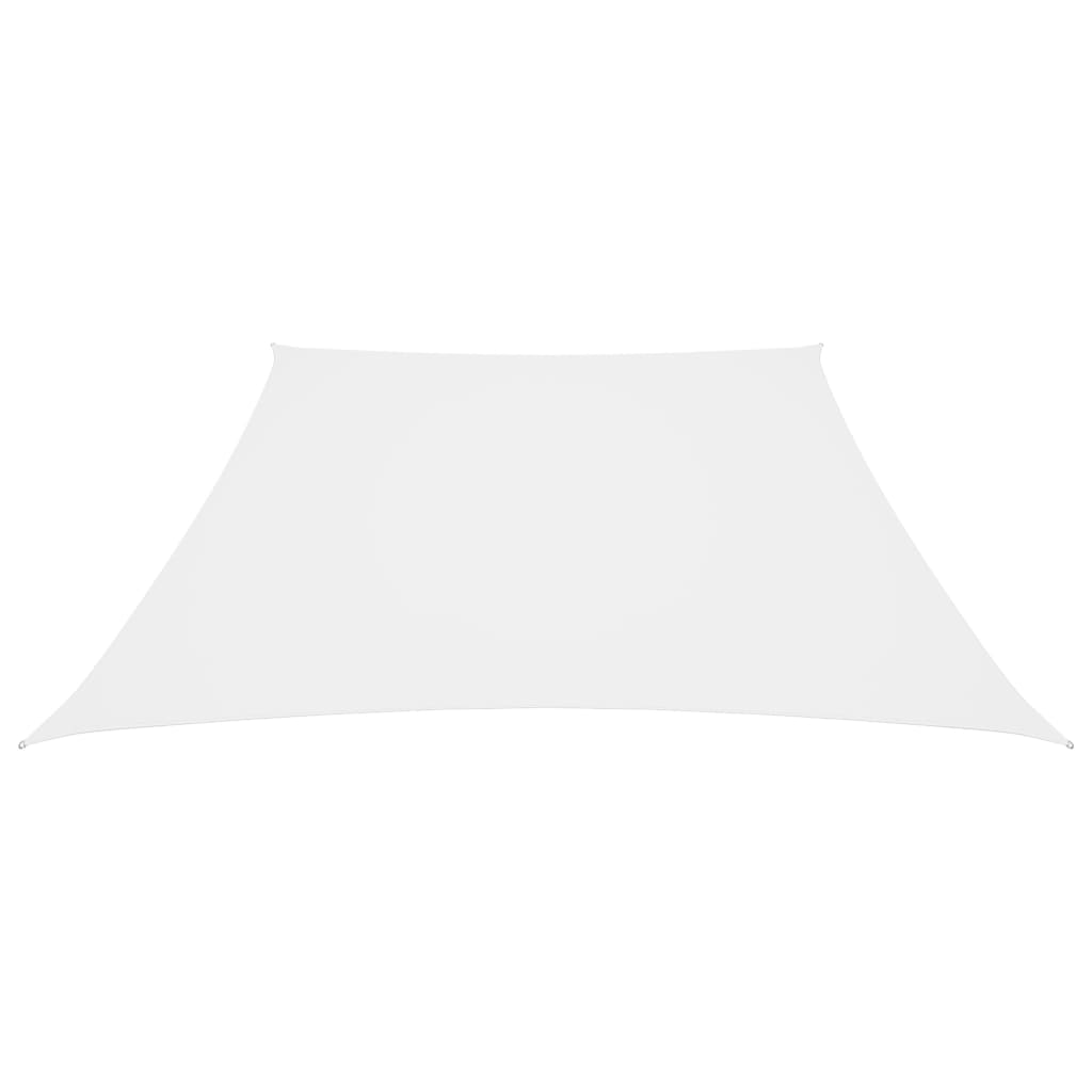 Sonnensegel Oxford-Gewebe Trapezförmig 3/5x4 m Weiß