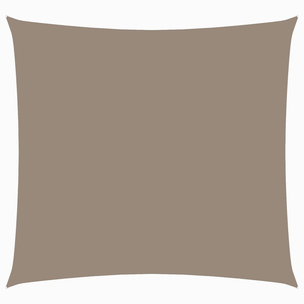 Sonnensegel Oxford-Gewebe Quadratisch 4,5x4,5 m Taupe