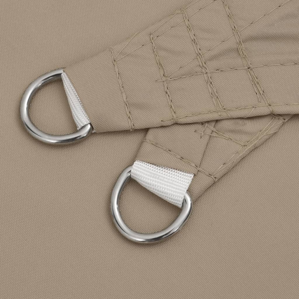 Sonnensegel Oxford-Gewebe Quadratisch 4,5x4,5 m Taupe