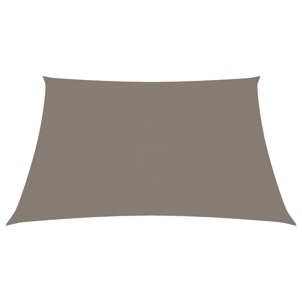 Sunshade Oxford fabric square 7x7 m taupe