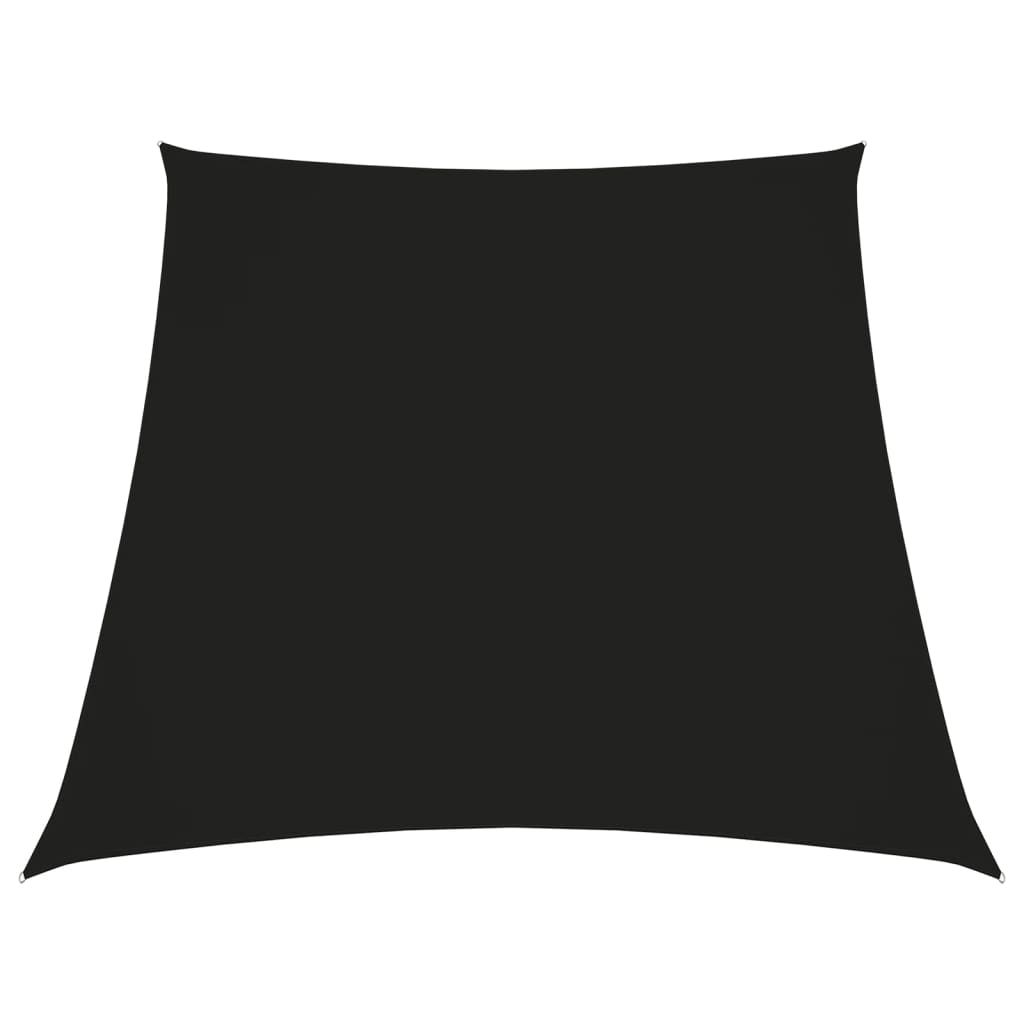 Sonnensegel Oxford-Gewebe Trapezförmig 3/5x4 m Schwarz